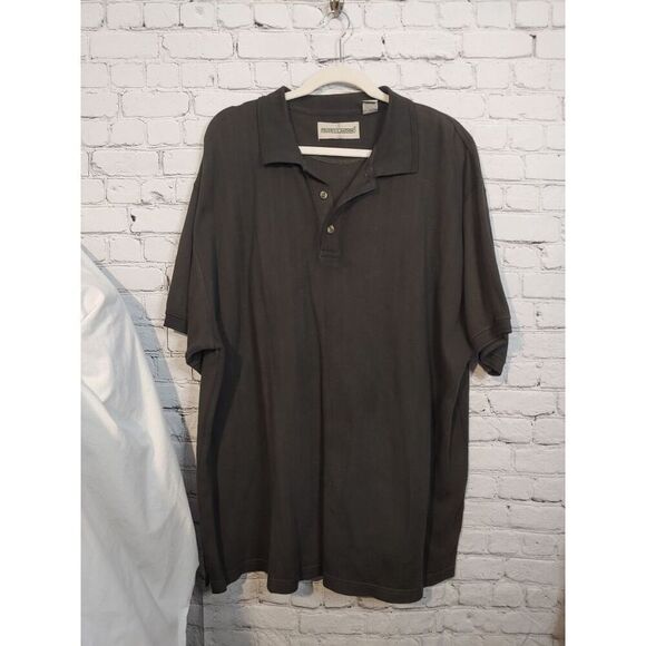 Prides Landing VINTAGE Men's Size 46/48 Black Polo Shirt - Picture 1 of 4